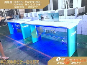 蘭州榮耀手機配件柜與體驗臺 廠家現貨供應，專業展覽服務一體化解決方案